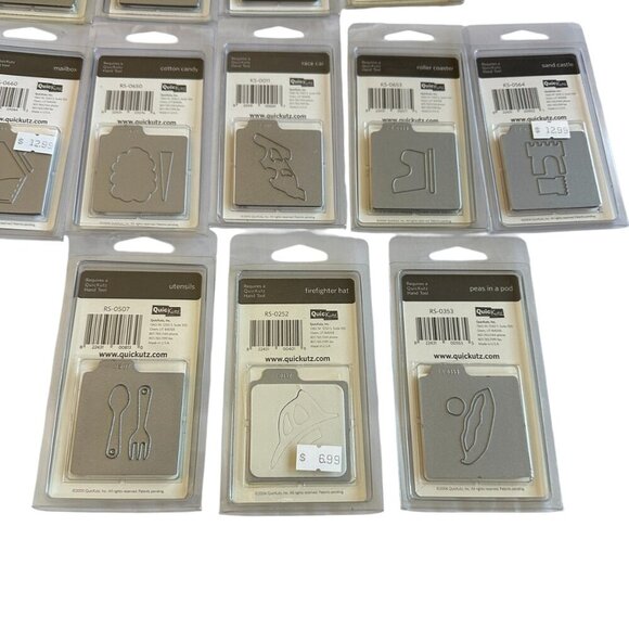 QuickKutz Dies for Hand Tool 13 Different Dies Scrapbooking New in Package - Picture 9 of 10